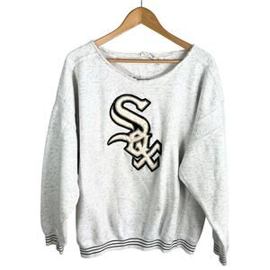 Vintage Chicago White Sox Cut Neck Crewneck Sweatshirt Large 22x29
